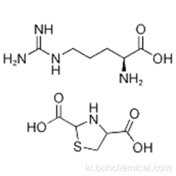 티아 졸리 딘 -2,4- 디카 르 복실 산, L- 아르기닌 (1 : 1) CAS 30986-62-0과의 산 화합물